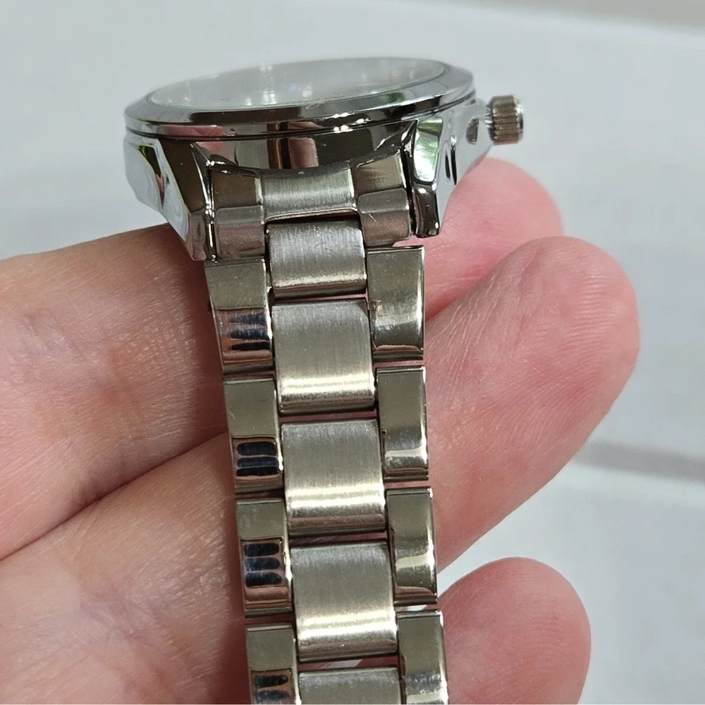 Chenxi CX021L Women's Quartz Watch Dark Blue Dial,SS Band,Rhinestone Markers.